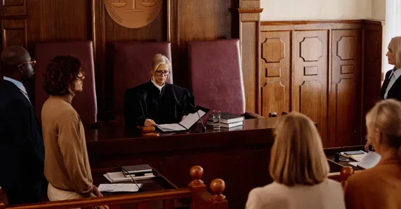 what happens when a case goes to court