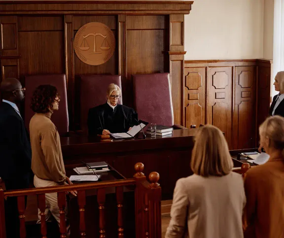 what happens when a case goes to court